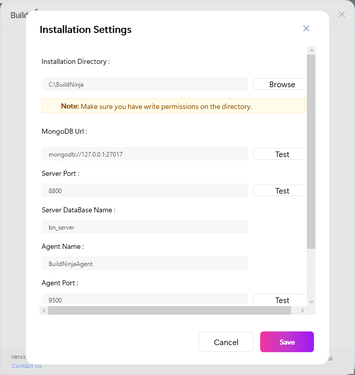 build-ninja-server-installer-installation-settings