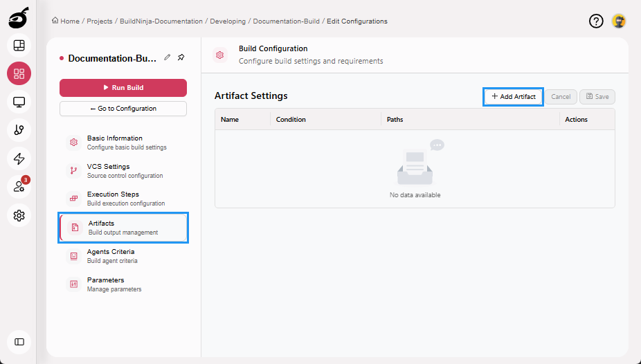 create-build-artifacts-add-artifact-button
