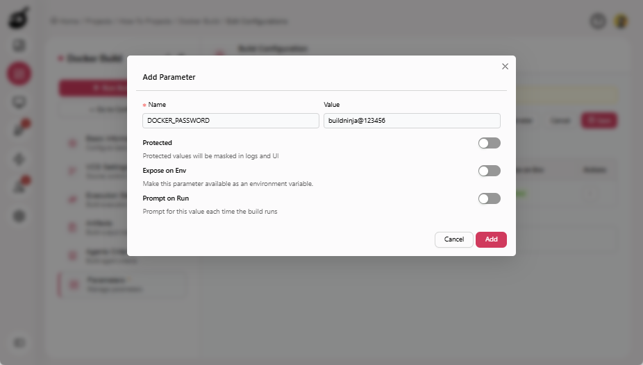 how-to-docker-add-paramter-password