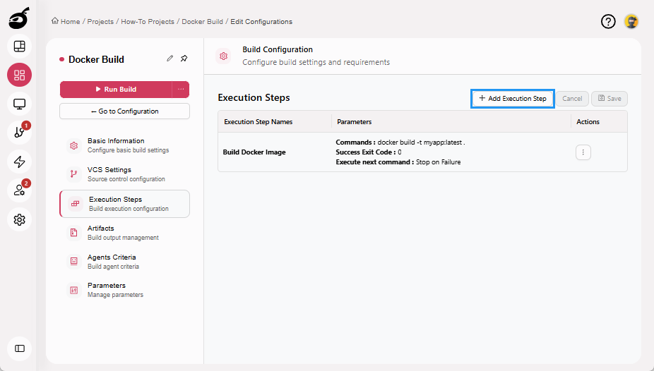 how-to-docker-auth-add-execution-step-button
