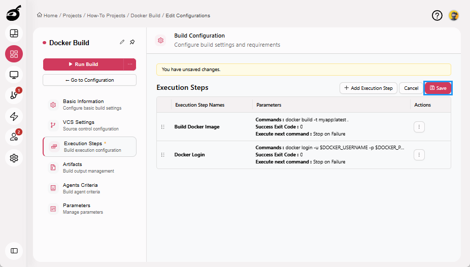 how-to-docker-auth-execution-step-save-button