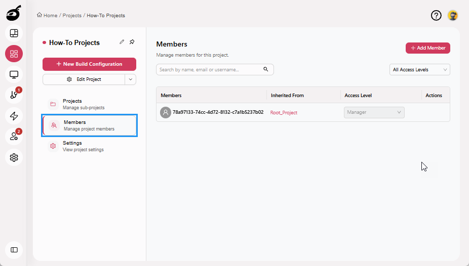 how-to-sso-project-members-page