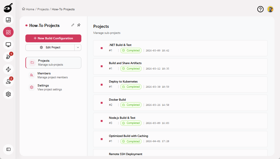how-to-sso-project-overview-page