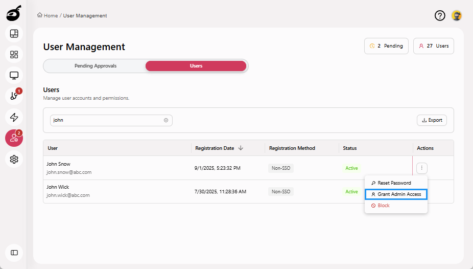 how-to-sso-users-users-tab-grant-admin-access-button